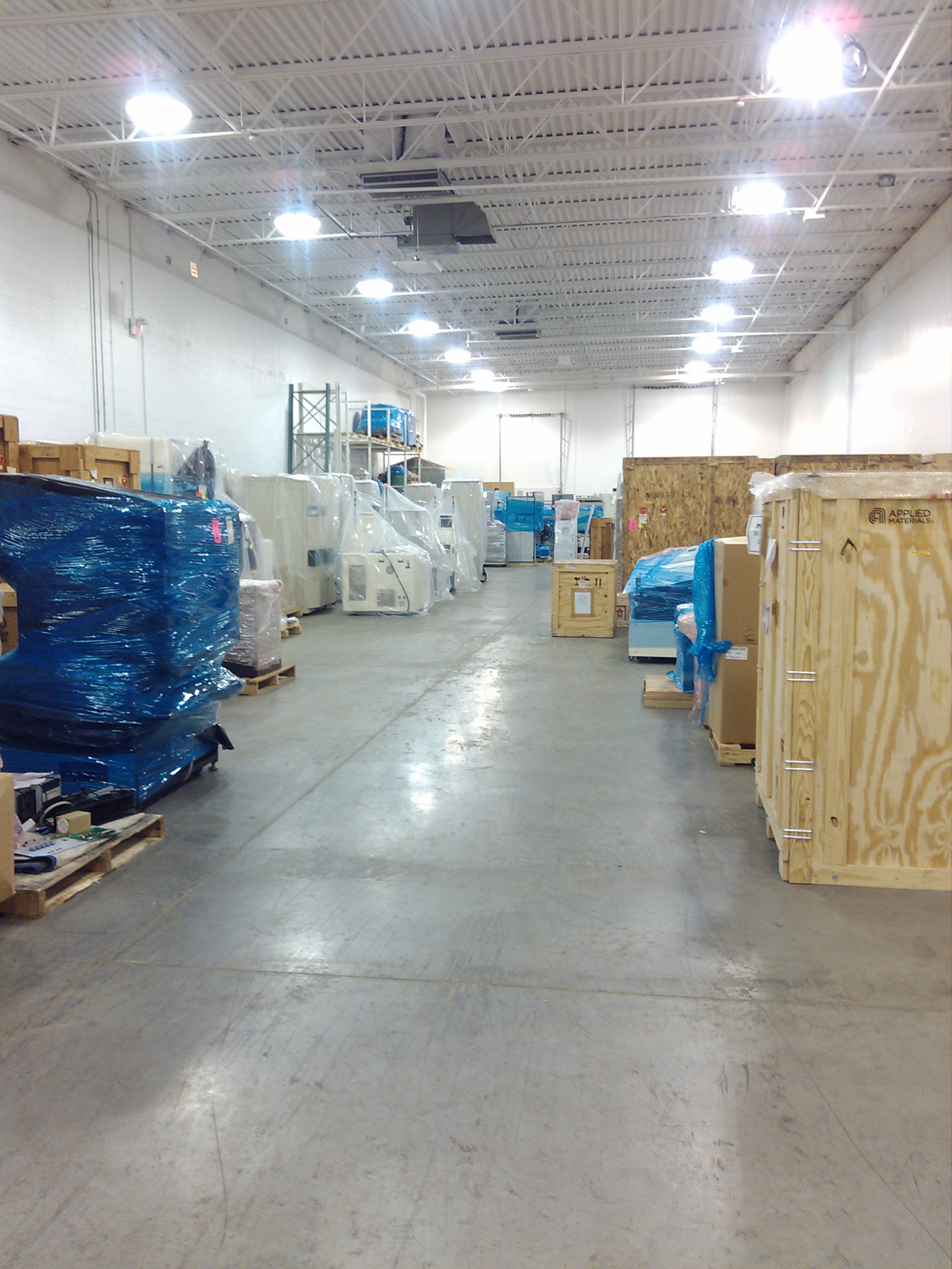 Climate monitored warehouse Climate monitored warehouse